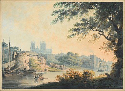 Lot 60 - Francis Nicholson OWS (1753-1844) "York" 1794...