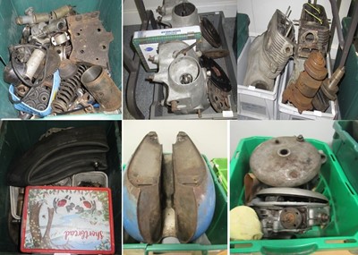 Lot 102 - Sunbeam S7 S8 Motorcycle Parts, including...