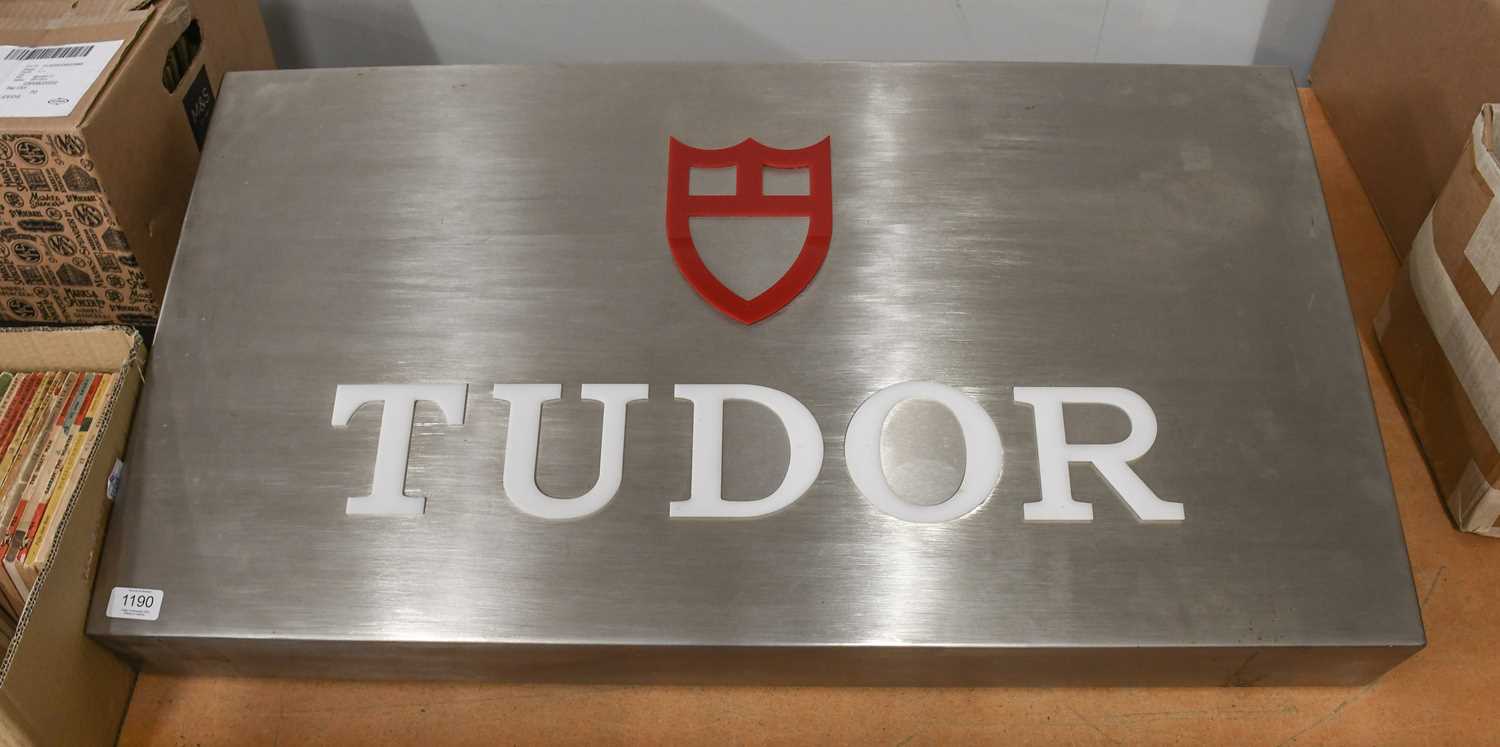 Lot 1190 - A 1990's Advertising Sign for Tudor