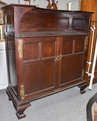 Lot 1347 - An Arts & Crafts Mahogany Side Cabinet, 145cm...