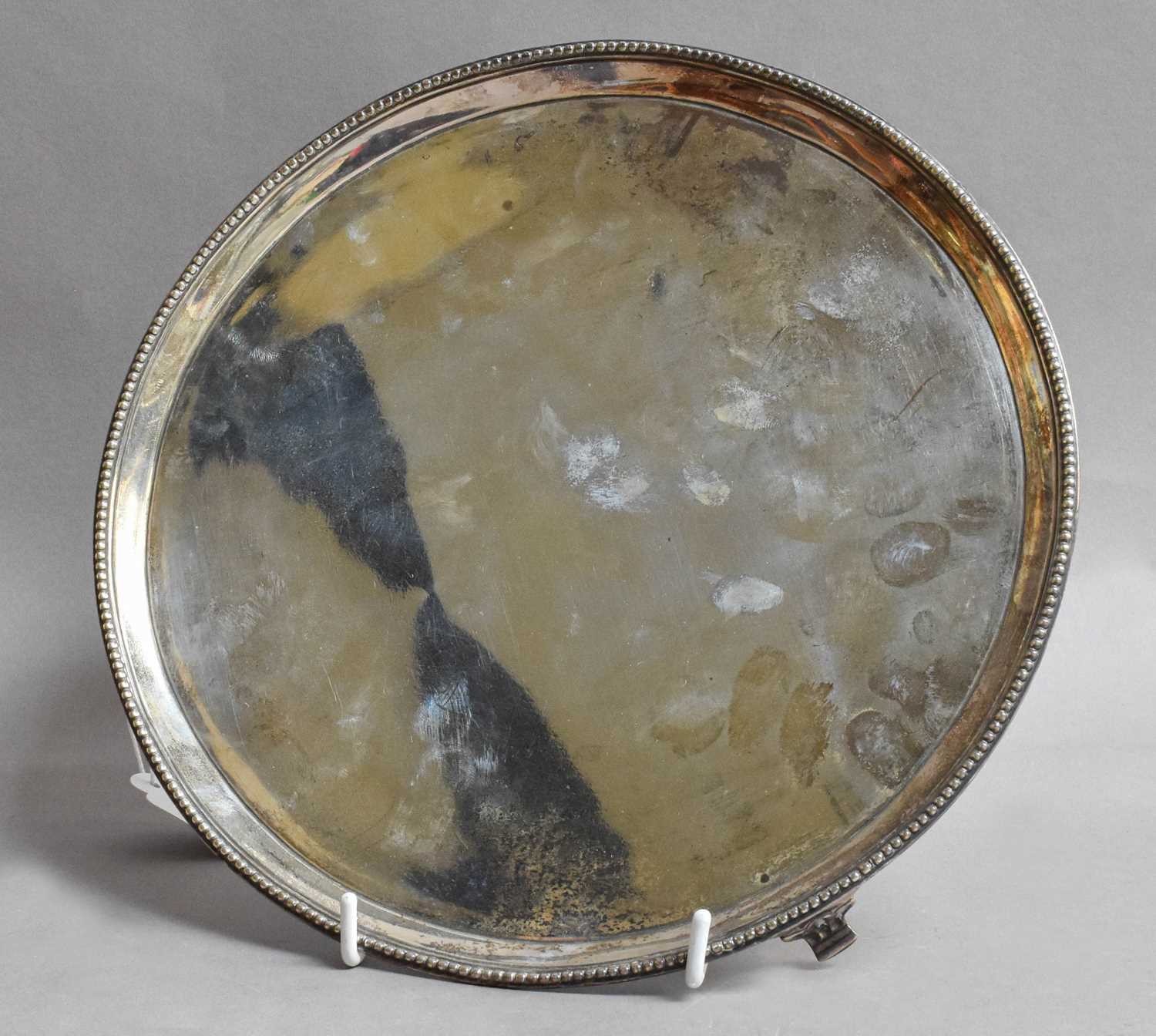 Lot 268 - A George III Silver Salver, by Robert Barker,...