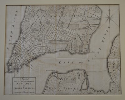 Lot 55 - New York A Plan of the City and Environs of...