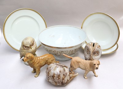 Lot 212 - A Group of Ceramics, including Royal Crown...