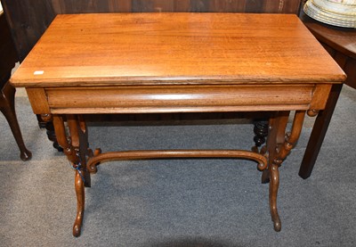 Lot 1374 - Victorian Oak Single Drawer Side Table, 94cm...