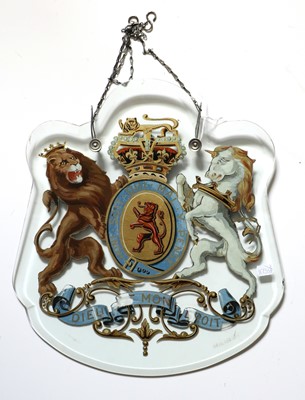 Lot 2183 - Prince of Wales Royal Warrant Sign, reverse...