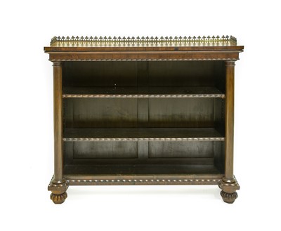 Lot 462 - A Regency Rosewood Dwarf Bookcase, early 19th...