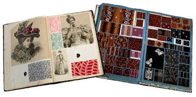 Lot 2158 - Late 19th Century French Fabric Sample Book...