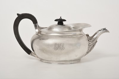 Lot 2132 - An Edward VII Silver Teapot