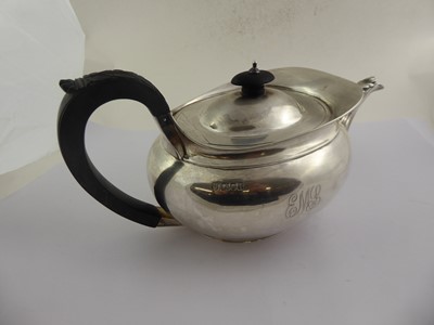 Lot 2132 - An Edward VII Silver Teapot