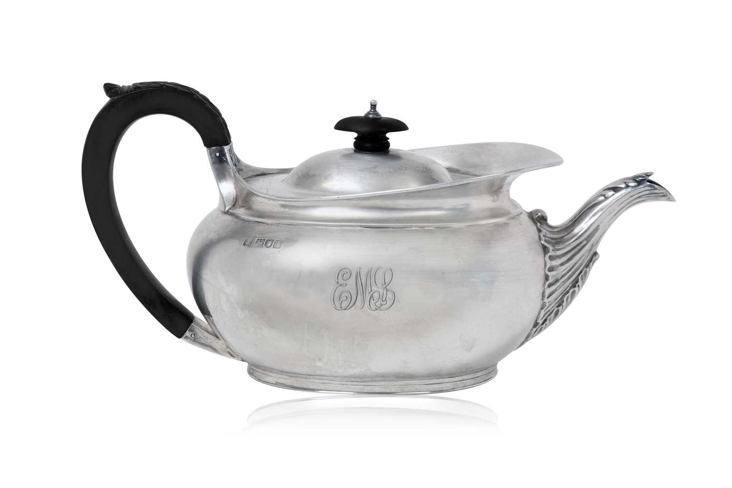 Lot 2132 - An Edward VII Silver Teapot