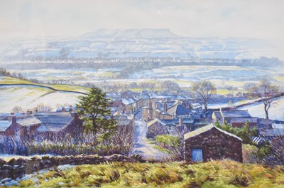 Lot 1138 - After Judith Bromley, View of Askrigg, two...