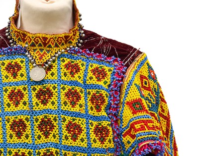 Lot 2202 - A 20th Century Heavily Beaded Shirt Front from...