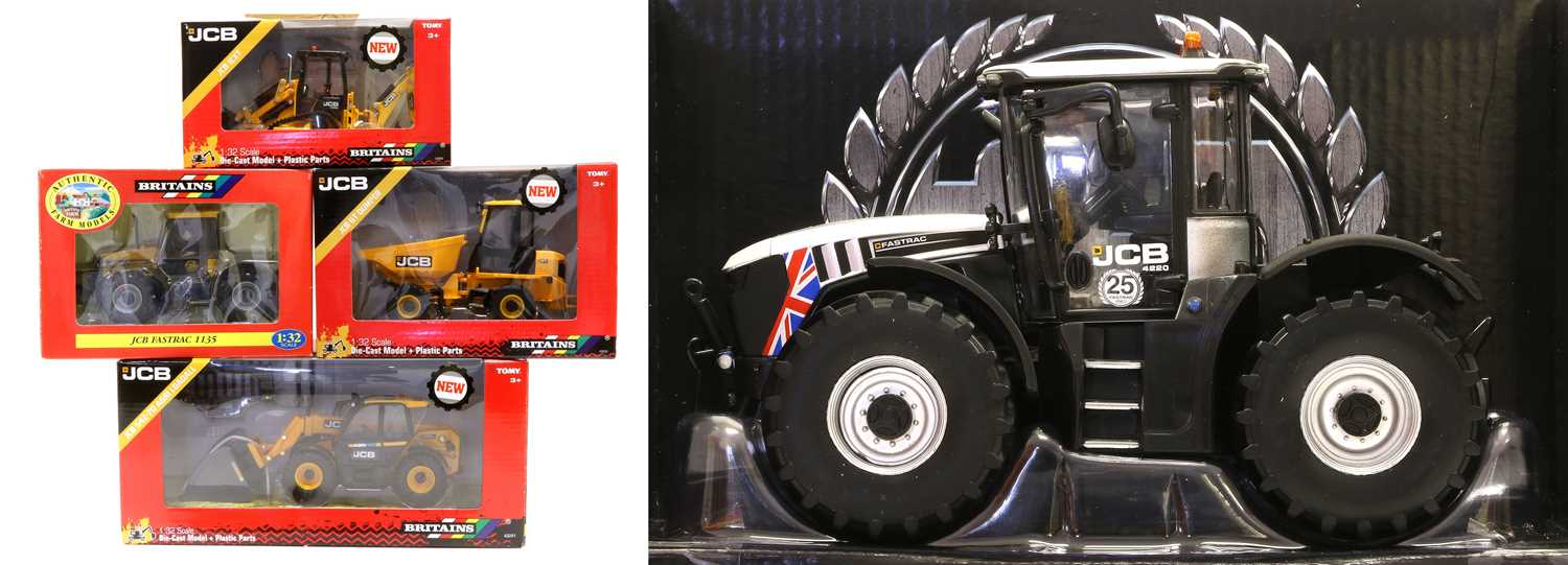Lot 212 - Britains JCB 1:32 Scale Models