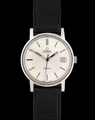 Lot 2223 - Omega: A Stainless Steel Automatic Calendar...