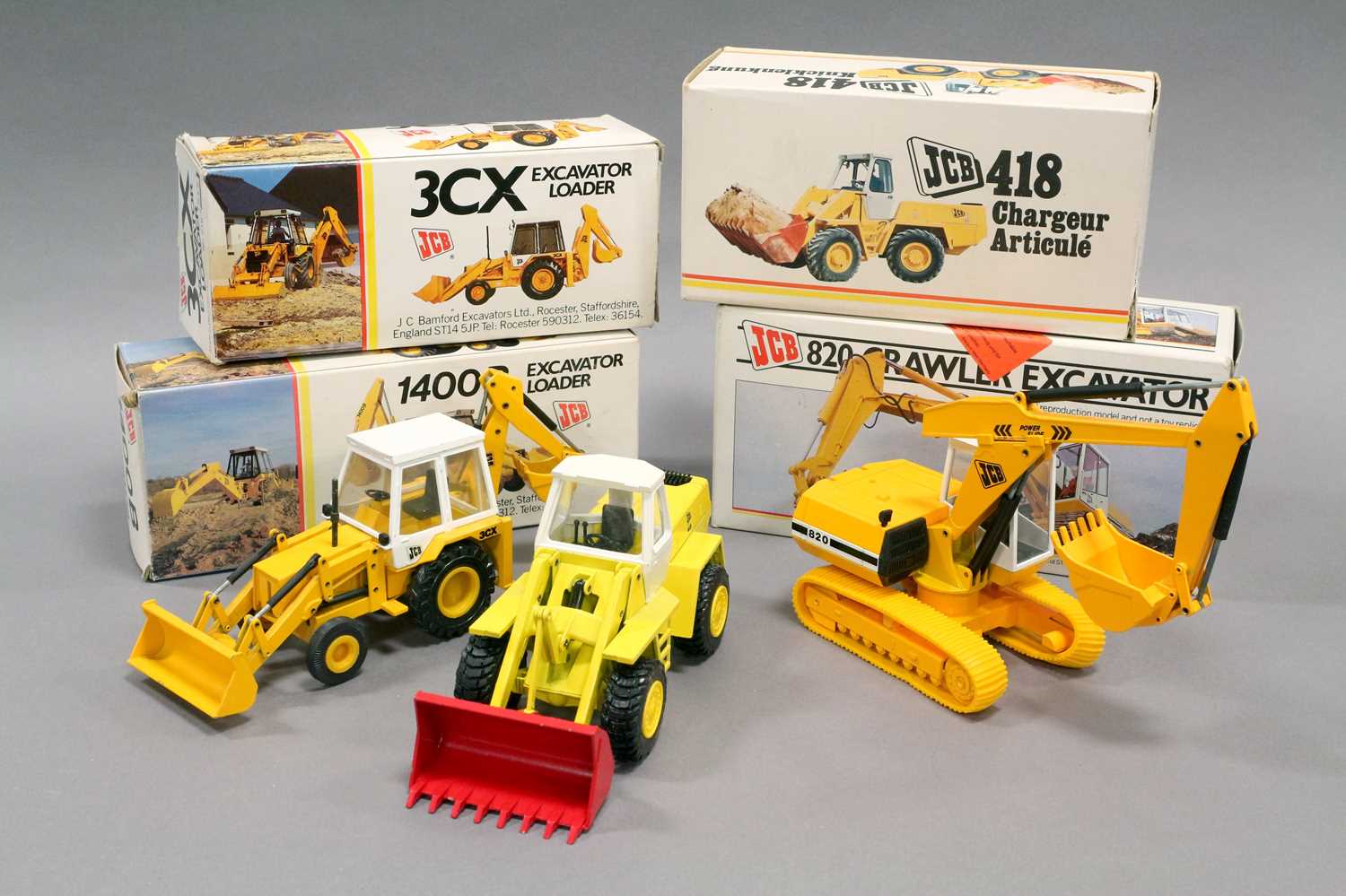 Lot 259 - NZG JCB Models