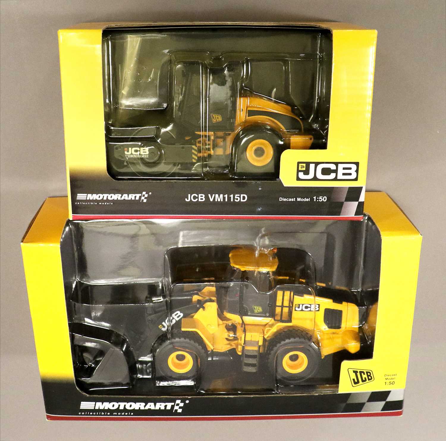 Lot 255 - Motorart JCB 1:50 Scale Models