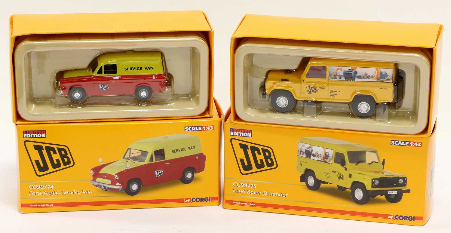 Lot 235 - Corgi JCB Models