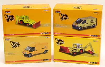 Lot 235 - Corgi JCB Models