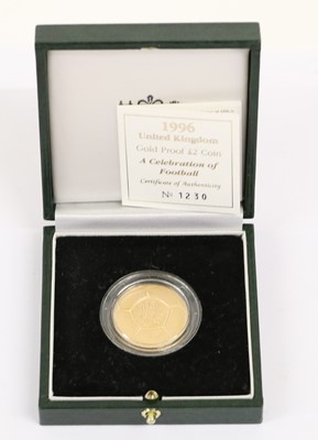 Lot 302 - Elizabeth II, Gold Proof £2 1996 (22ct gold,...