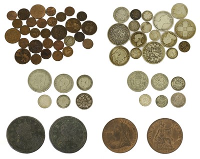 Lot 511 - Mixed Silver & AE Coinage, comprising: British...