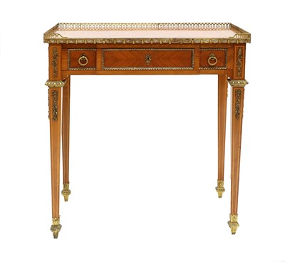 Lot 570 - A Louis XV/Transitional Style Mahogany...