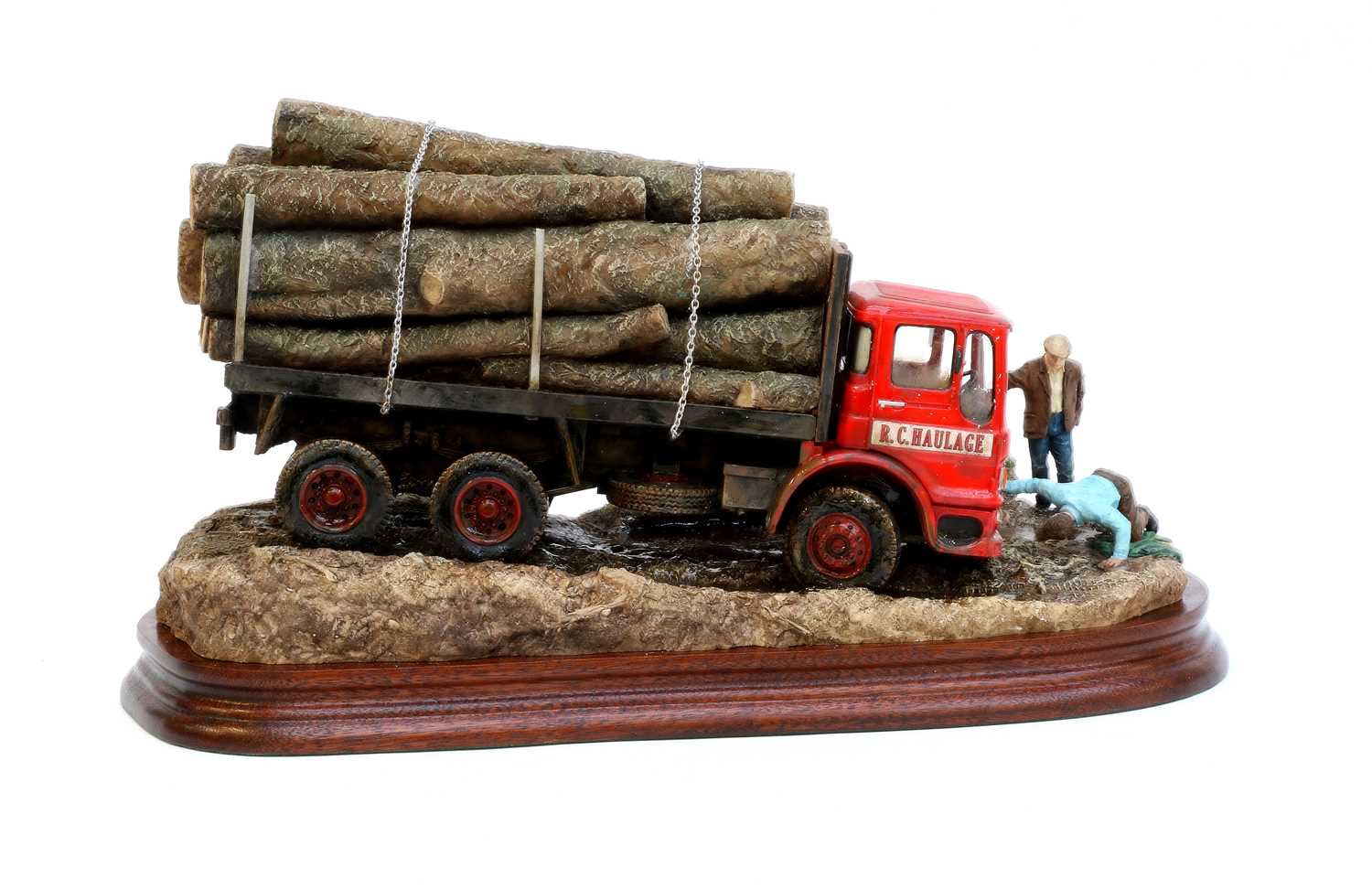 Lot 1020 - Border Fine Arts 'Damage Done' (Leyland Logging Truck)