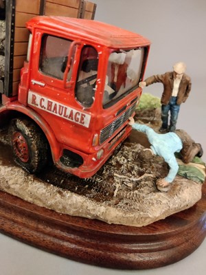 Lot 1020 - Border Fine Arts 'Damage Done' (Leyland Logging Truck)