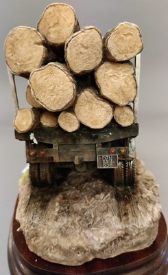 Lot 1020 - Border Fine Arts 'Damage Done' (Leyland Logging Truck)