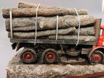 Lot 1020 - Border Fine Arts 'Damage Done' (Leyland Logging Truck)