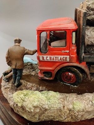 Lot 1020 - Border Fine Arts 'Damage Done' (Leyland Logging Truck)