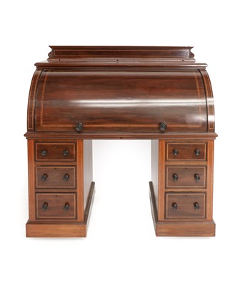 Lot 449 - A Victorian Mahogany, Tulipwood-Banded and...