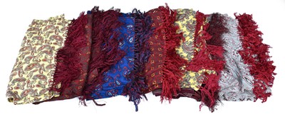 Lot 2220 - Fifteen Assorted Gents Tootal Scarves, in a...
