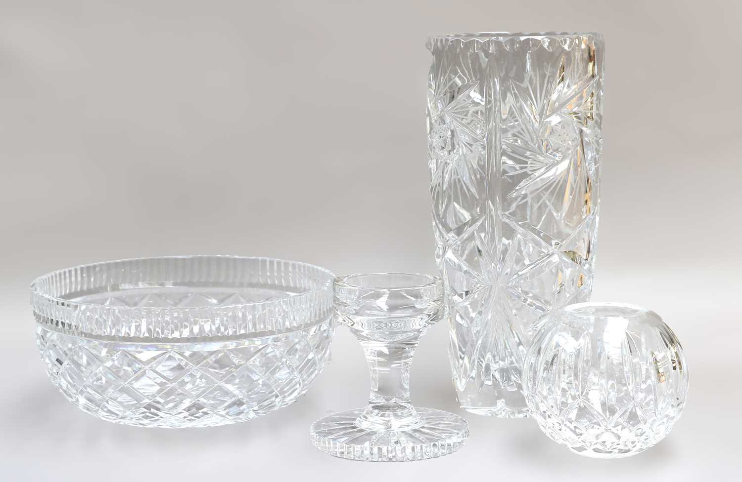 Lot 219 - Waterford Crystal Including a Bowl Vase, small...
