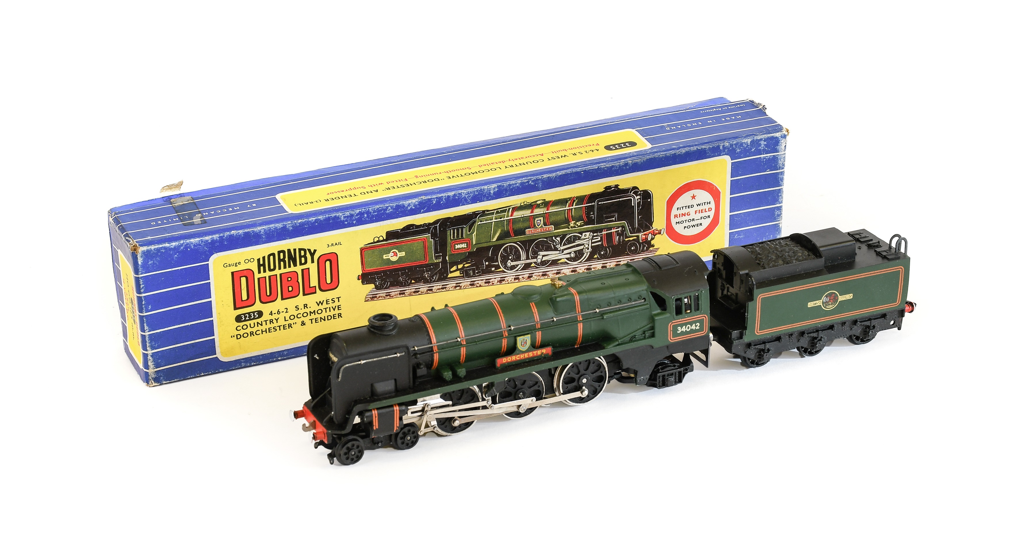 Lot 111 - Hornby Dublo 3-Rail 3235 Dorchester BR 34042