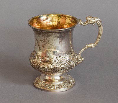 Lot 14 - A George IV Silver Christening-Mug, by Edward...