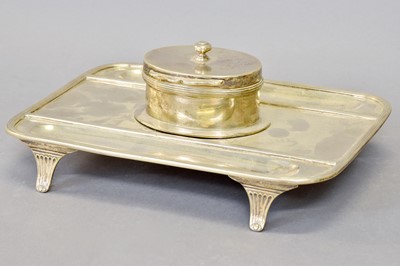 Lot 69 - A Victorian Silver Inkstand, by Charles Stuart...