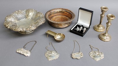 Lot 36 - A Collection of Silver and Silver Plate, the...