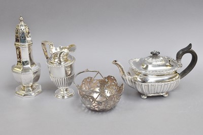 Lot 185 - A Collection of Assorted Silver, comprising a...
