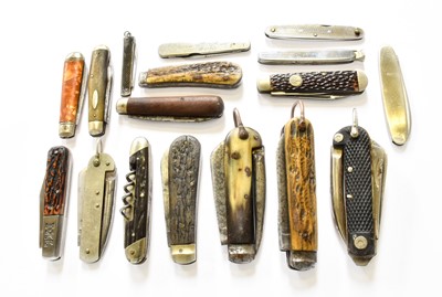 Lot 117 - A Collection of Penknives, multi tool pocket...