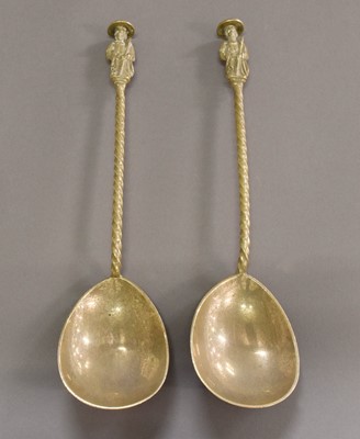 Lot 146 - A Pair of Victorian Silver Spoons, by George...