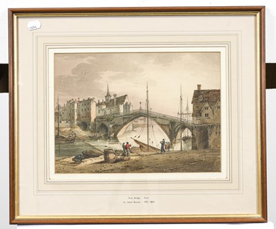 Lot 34 - James Bourne (1773-1854) "Ouse Bridge, York"...