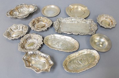 Lot 109 - A Collection of Assorted Silver Dishes,...