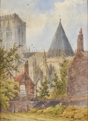 Lot 124 - William James Boddy (1832-1911) York Minster...