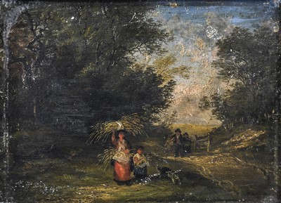 Lot 129 - Follower of George Morland (1763-1804) Rustic...