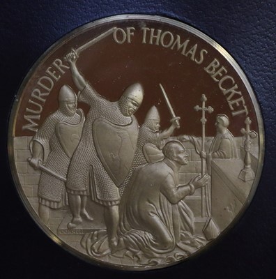Lot 431 - Chaucer and the Canterbury Tales Bronze Proof...