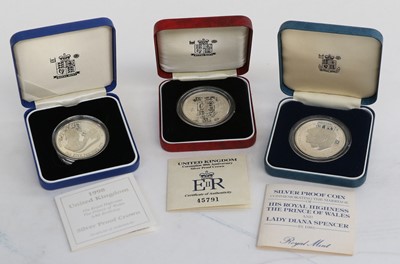 Lot 227 - 11 x Silver Proof Coins, comprising: 3 x...