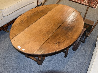 Lot 1157 - A Gateleg Coffee Table, 122cm by 87cm by 46cm