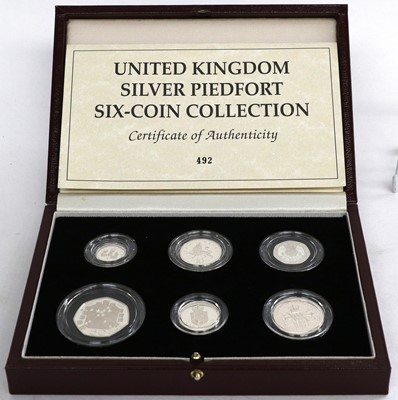 Lot 228 - Silver Proof Piedfort 1982-1992 6-Coin Set,...