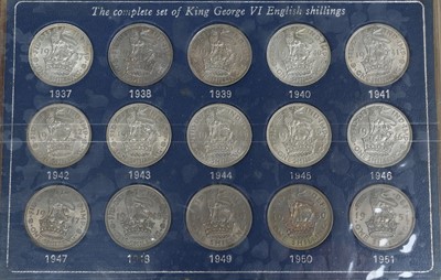 Lot 260 - 4 x Specimen Set Year Runs, including: English...