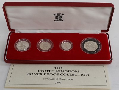 Lot 236 - United Kingdom Silver Proof 4-Coin Collection...